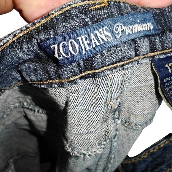 ZCO Jeans Premium Western Capri Denim Jeans Juniors - Picture 5 of 5